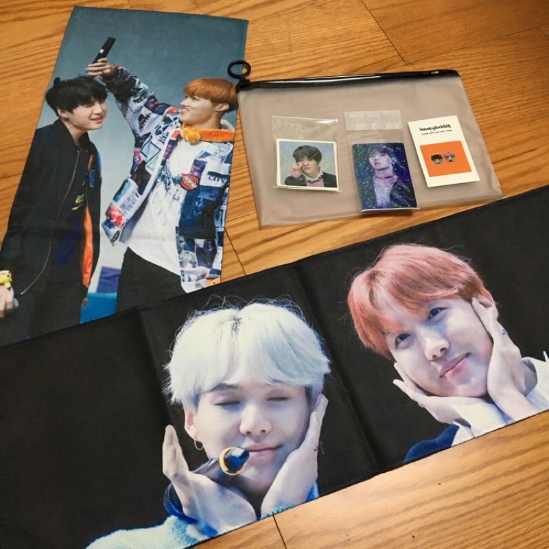 Bts 防彈少年團sope 糖錫花開手幅 蝦皮購物