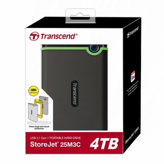 創見 4TB 4T 2.5吋 USB 3.1 Gen 1 StoreJet 25M3C Type-C 軍規硬碟 外接硬碟