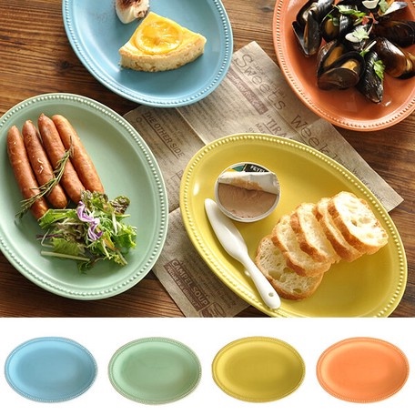 現貨 美濃燒 橢圓形托盤 日本製 水果盤 甜點盤 日本盤子 點心盤 可愛盤 麵包盤 餐盤 菜盤 盤子 日本進口