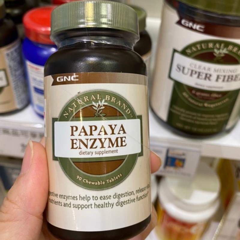【On代購】 GNC 木瓜酵素 酵素 木瓜 可嚼式 Papaya Enzyme 600顆裝