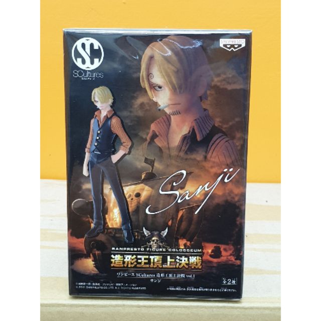 【海賊王 造形王頂上決戰系列】SCultures vol.1 Sanji 香吉士 日空版金證