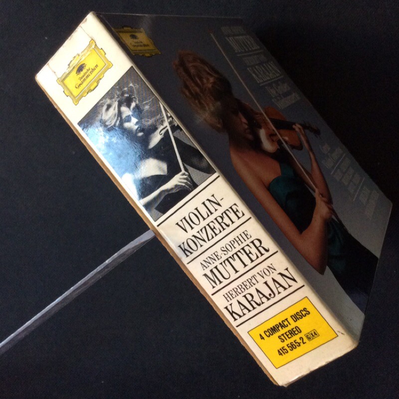 小提琴協奏曲集-Mutter慕特/小提琴Karajan卡拉揚/指揮西德PMDC版4CD | 蝦皮購物