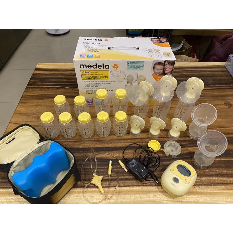 Medela 美樂 電動擠乳器 自由機 freestyle 雙邊電動吸乳器