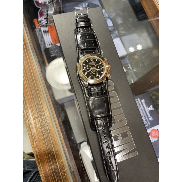 22AW NEIGHBORHOOD LEATHER EMB WATCH BAND