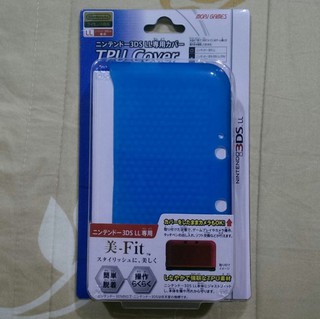 MORI GAMES TPU COVER 3DS LL XL 保護套(全新未拆)清澈湛藍/透明