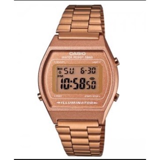 CASIO卡西歐雅致電子錶，大錶面設計方便閱讀時間訊息( B640WC-5A)((另A-168WG)
