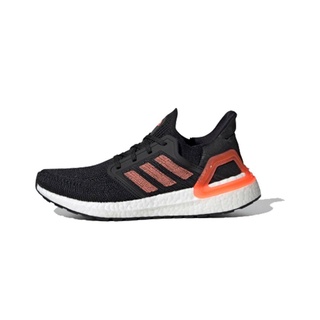 <MXX> 100%公司貨 Adidas UltraBoost 20 黑橘 襪套 跑鞋 馬牌底 黑 EG0717 女鞋