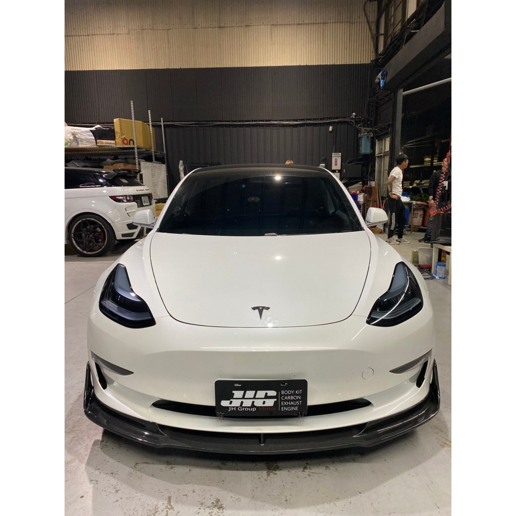 【MING GROUP國際】Tesla 特斯拉 MODEL 3 碳纖維全車V款套件 另有鍛造紋