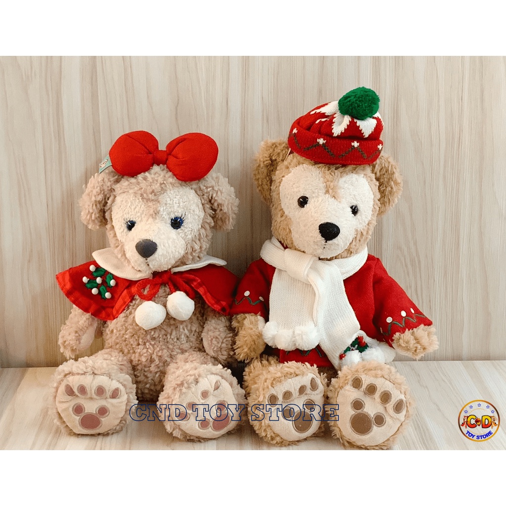 現貨 正版 東京迪士尼 2010聖誕限定 S號 達菲 雪莉玫 聖誕毛衣裝 娃娃 玩偶