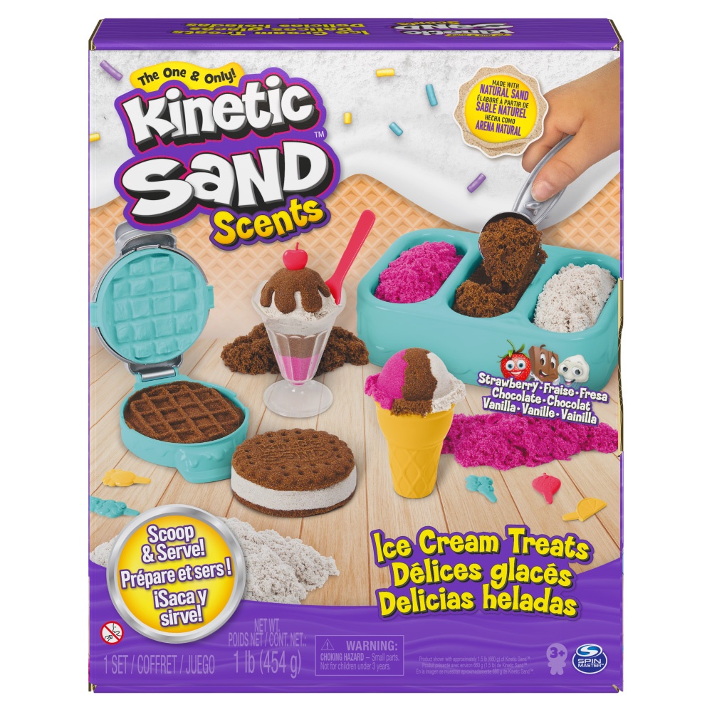 Kinetic Sand-動力沙冰淇淋甜心遊玩組 瑞典製 454G
