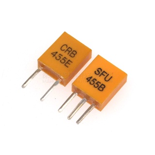 （10個）諧振器 455E 455B 455Khz 2腳 3腳 陶瓷晶振 遙控器專用抗震晶振