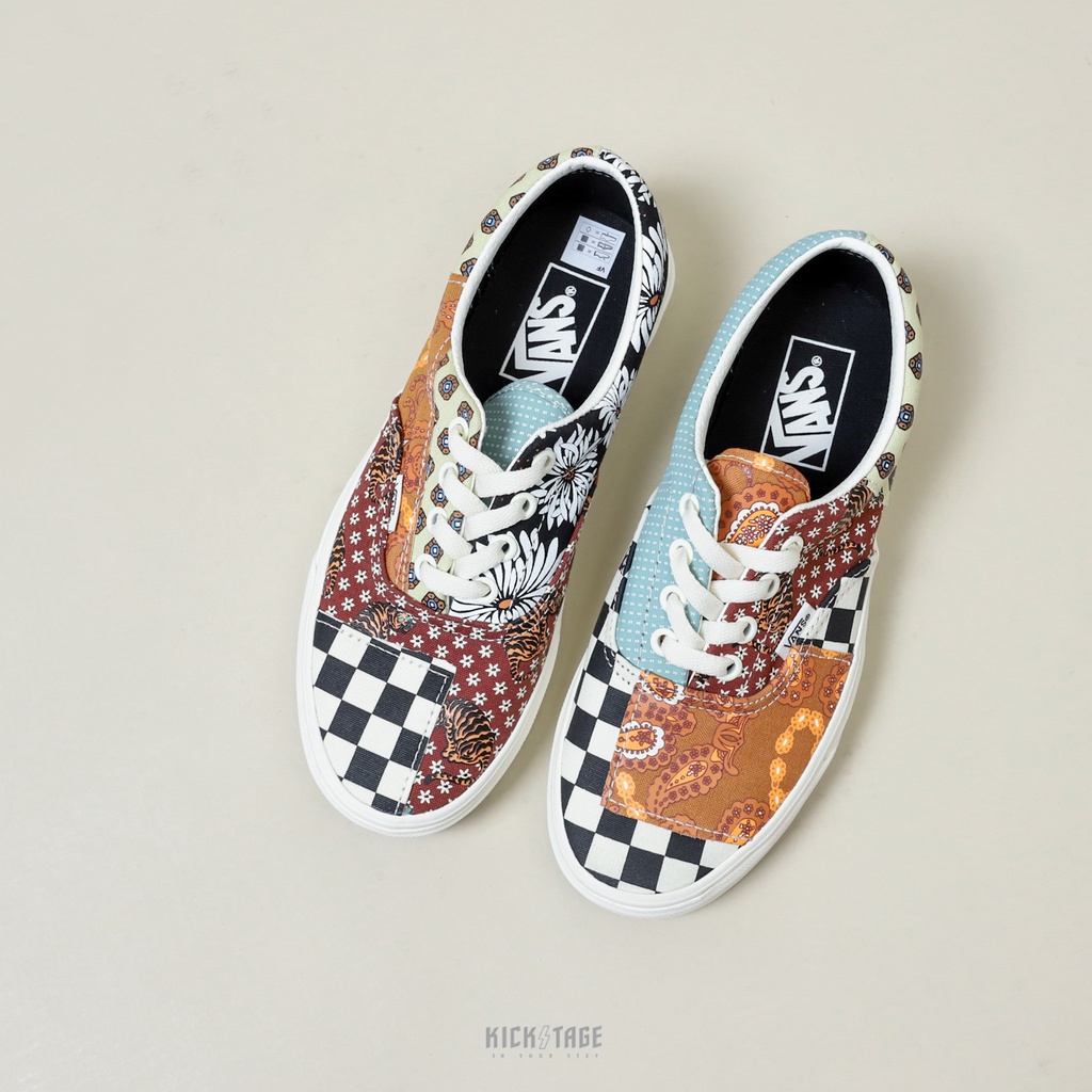 BANDANA X VANS TIGER PATCHWORK ERA 腰果花 變形蟲 休閒鞋【VN0A4U391IO】