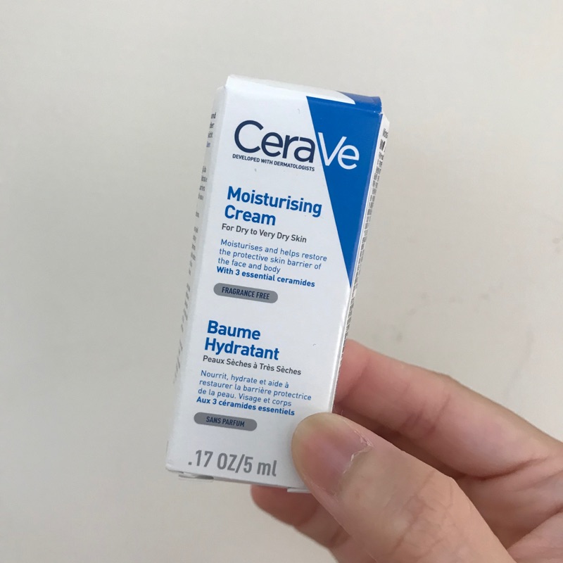 （全新）CeraVe適樂膚 長效潤澤修護霜試用品