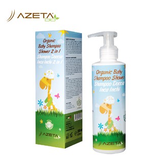 【AZETA】艾莉塔義大利原裝嬰兒天然雙效洗髮沐浴精200ml(含珍貴成分印加果油) 小丁婦幼