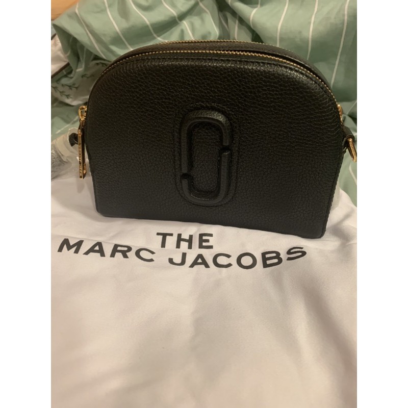 全新 Marc jacobs mj 專櫃款 半月包 斜背包 流蘇 黑色 金扣