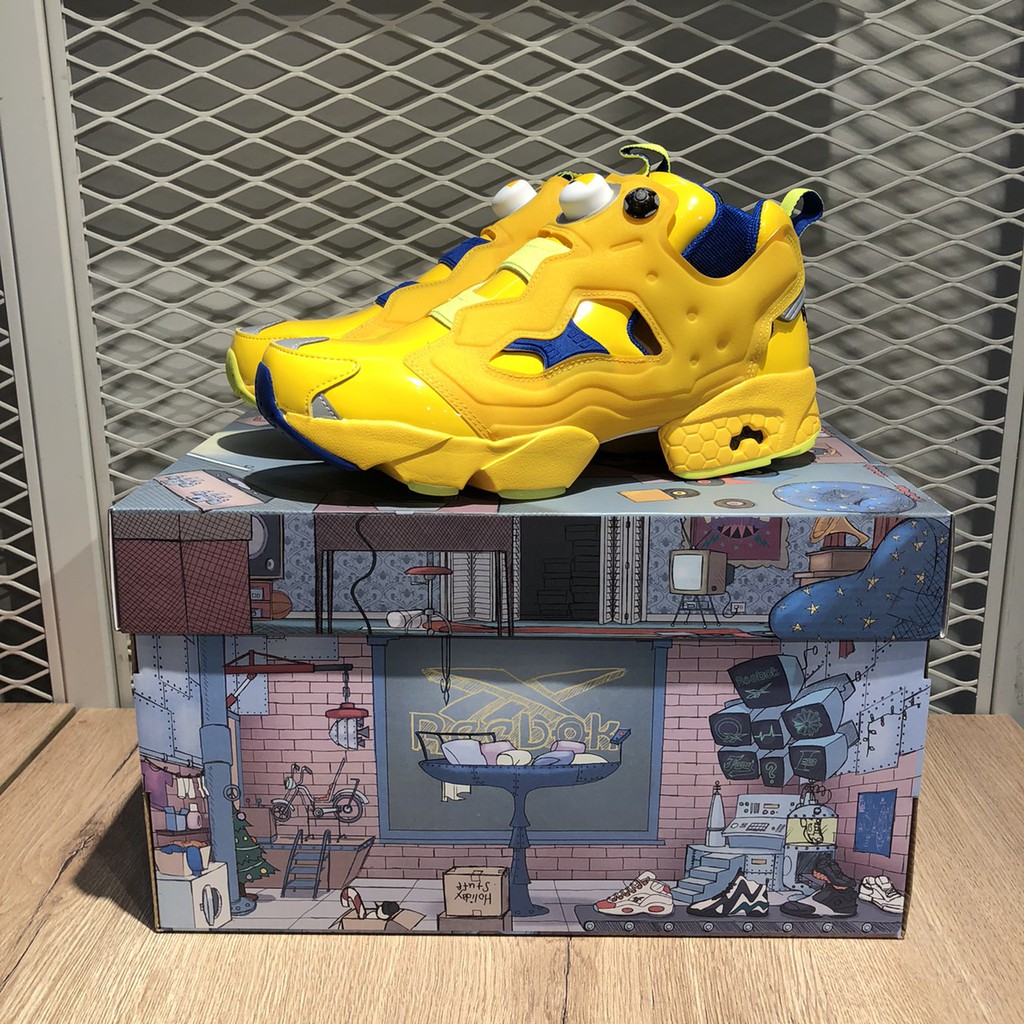 Reebok Pump Fury X Minions 小小兵限量特殊鞋盒fy3404 小童鞋fy3405 蝦皮購物