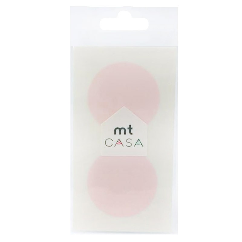 mt CASA Seal 系列 和紙圓形貼紙 - 櫻色 10入 ( MTCDS003 )