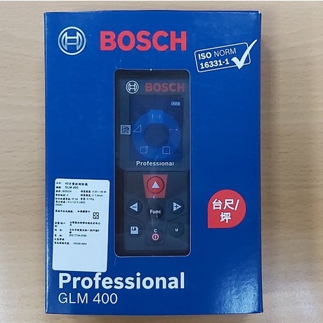 BOSCH 雷射測距儀 40米 GLM400 台尺 紅光 (含稅)