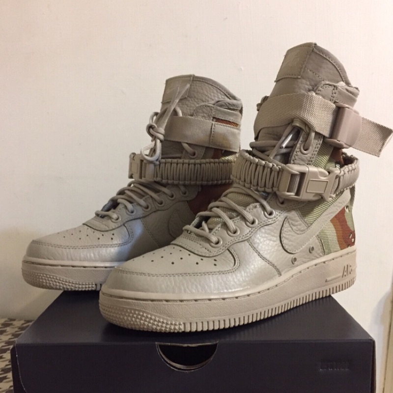 全新國外公司貨Nike sf AF1 desert camp 沙色 迷彩