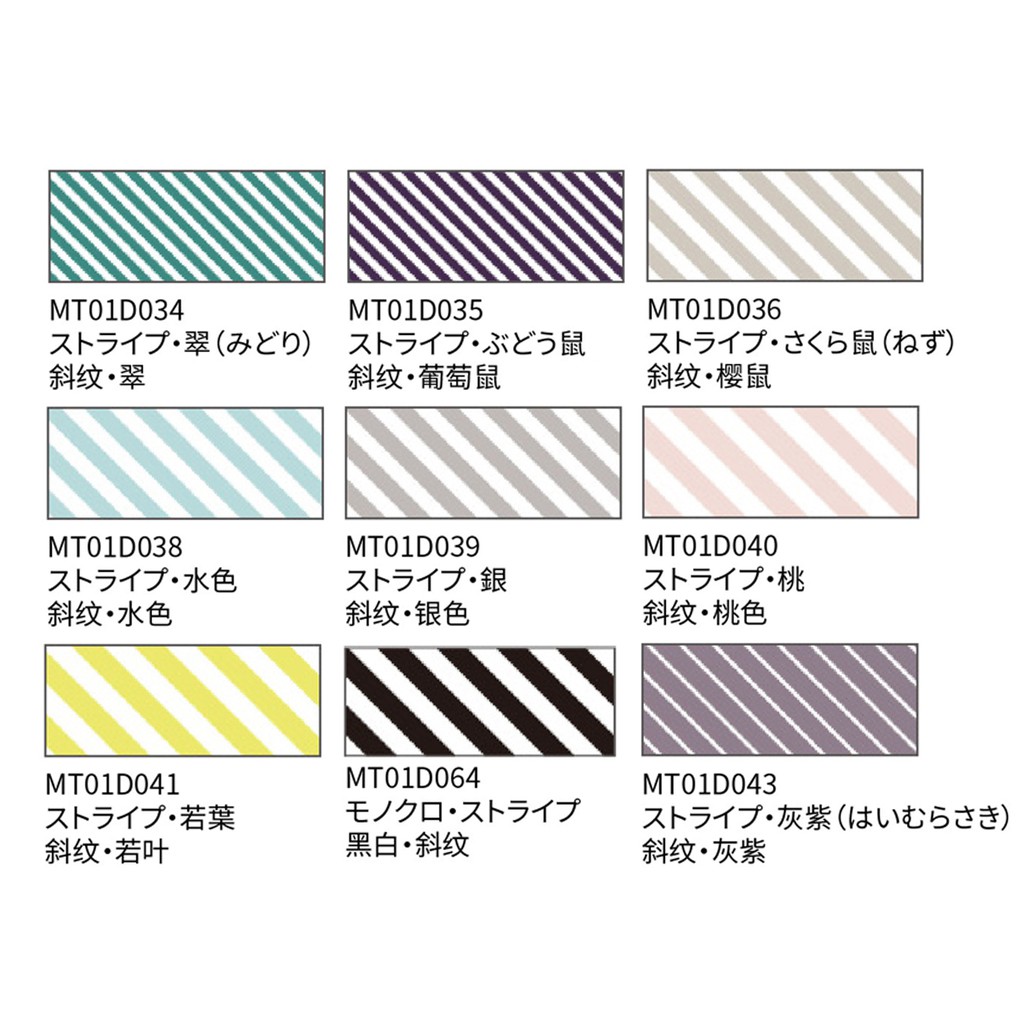 紙膠帶分裝mt 和紙膠帶斜紋絕版翠葡萄鼠桃色水色若葉灰紫櫻鼠生產完了品經典斜紋 蝦皮購物