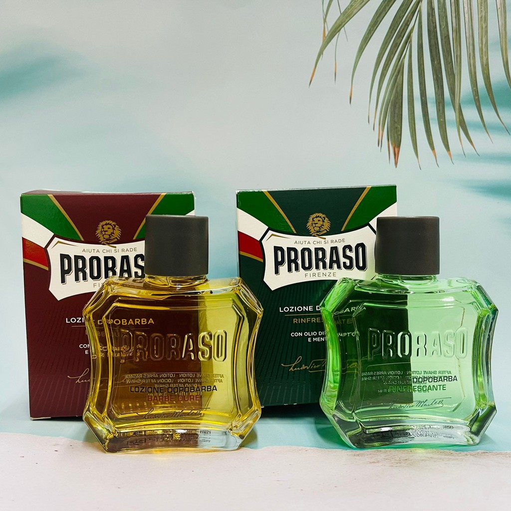 義大利百年老牌 PRORASO 鬍後水 修容露 100ml  (薄荷/檀香)