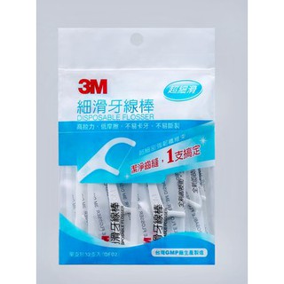 3M™ 細滑牙線棒單支包 DF02, 32支入