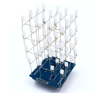 ◄VE1► Arduino UNO R3光立方套件kit開發板學習4X4X4 CUBE4 3D LED光魔方
