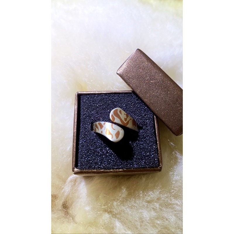 Tgm 木目金戒指男戒女戒工藝品金工手工藝術品生日禮物情人節禮物質感 蝦皮購物