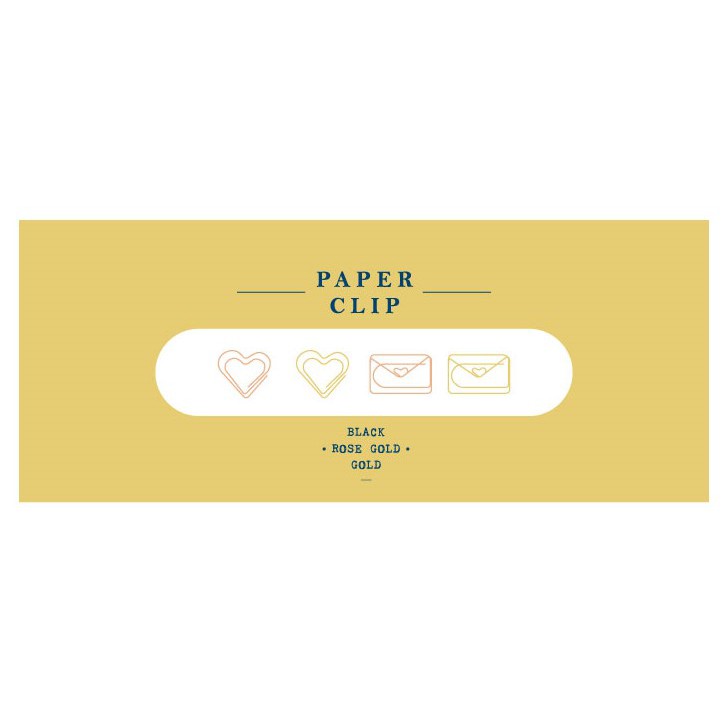 簡單生活 愛心/信封 造型迴紋針.曲別針.書夾 CZ-400