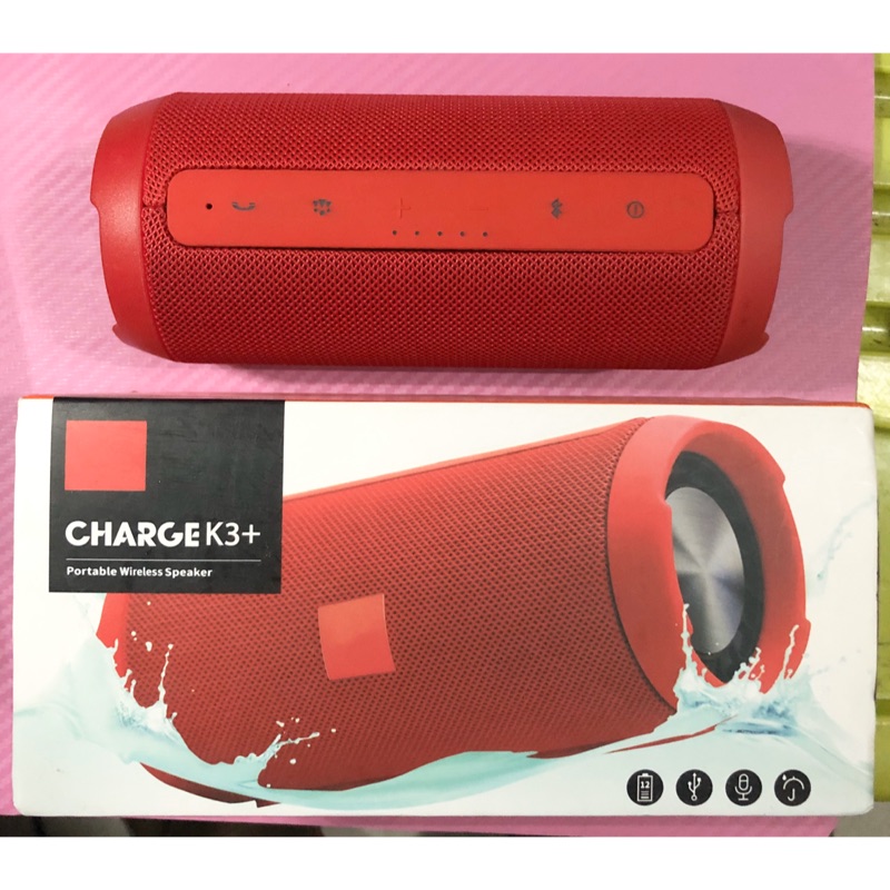 CHARGE K3 藍芽喇叭 行動電源/插卡/USB 全新