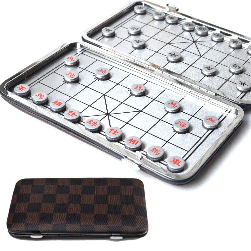 迷你磁力象棋皮套組 mini磁性象棋 方便攜帶 旅遊【DG298】
