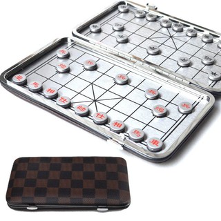 迷你磁力象棋皮套組 mini磁性象棋 方便攜帶 旅遊【DG298】