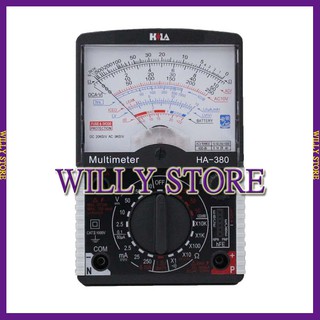 【WILLY STORE】HILA HA-380 指針式三用電錶 多功能、學生型 導通蜂鳴 電池測量