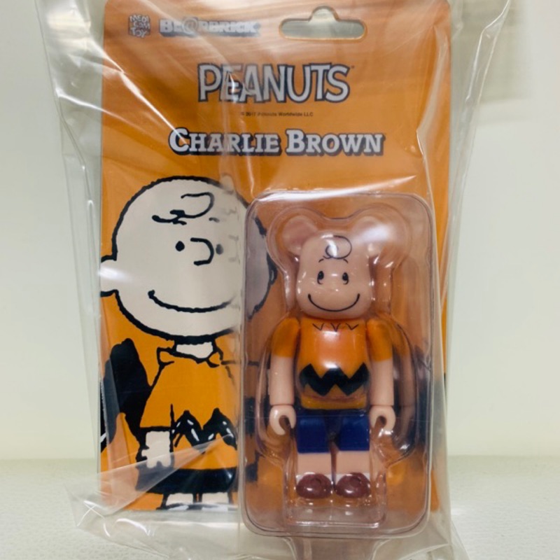 全新現貨未拆 be@rbrick Charlie Brown 查理布朗 庫伯力克熊 400% 100% snoopy