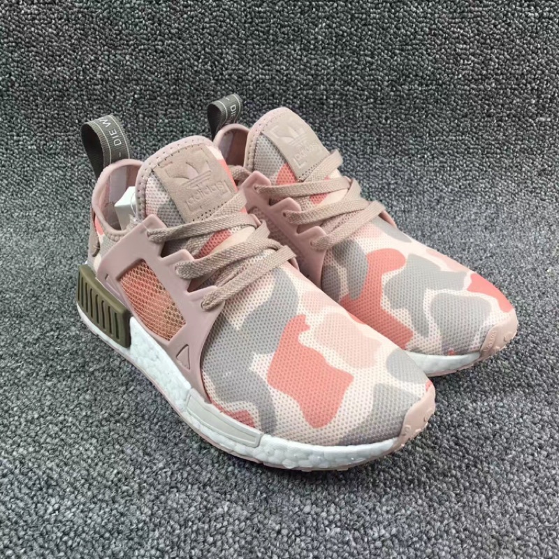 pink and camo nmd