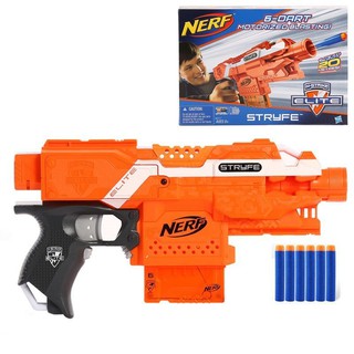 《Tomo屋》NERF 殲滅者自動衝鋒槍-橘色 灰板機 ( 強襲 左輪 子彈 復仇 迅火 旋風輪轉 巨彈)