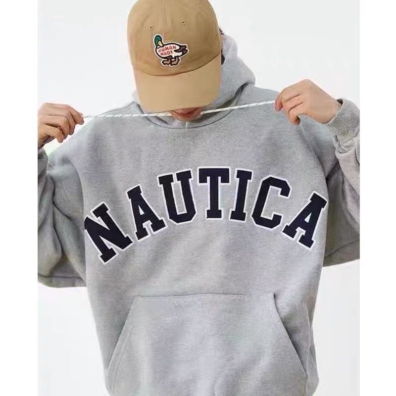 二手（台南面交）/日本 日牌 NAUTICA JAPAN cityboy 長谷川昭雄 連帽 男女款 重磅 帽T 尺寸s