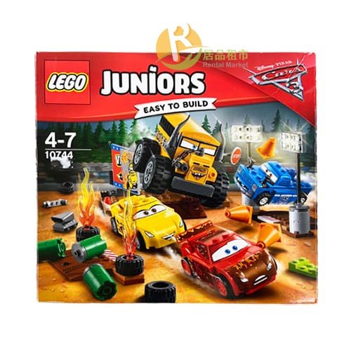 【居品租市】※專業出租平台 - 嬰幼玩具※ LEGO 樂高 Juniors 系列 - CARS 雷霆洞瘋狂8競賽