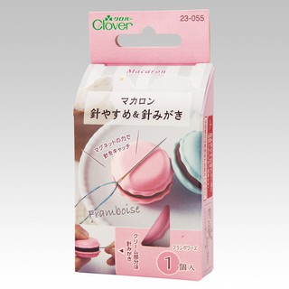 日本 Clover 可樂牌 馬卡龍針枕 磨針器 磁性模針器 磁針 磁針盒 (粉紅) 盒 手納針 23-055 縫紉福