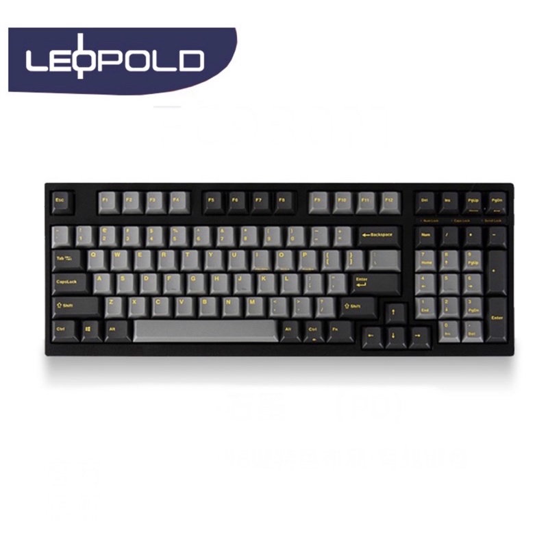 leopold fc980m 銀軸 石墨金 利奧博德 鍵盤 980鍵盤