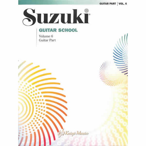 【凱翊︱AF】鈴木吉他單樂譜第6冊Suzuki Guitar School Guitar Part Vol.6