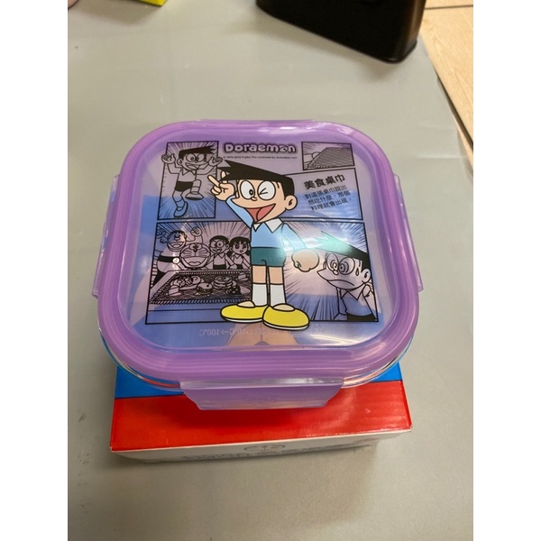 哆啦A夢  美食道具  微波 玻璃 便當盒