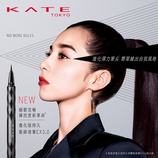 (全新新版)Kate 凱婷 進化版持久液體眼線筆EX 3.0 BK-1漆黑 BR-1 進化版持久眼線液筆