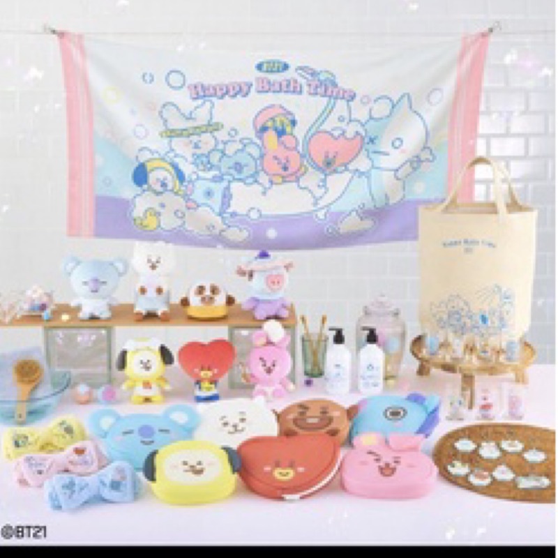 日本限定 BT21一番賞 線上抽抽樂 HAPPY BATH TIME 防彈少年團