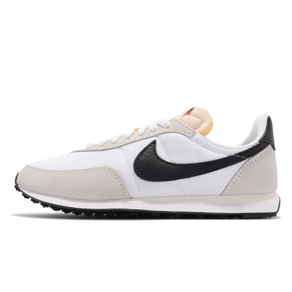 Nike 休閒鞋 Waffle Trainer 2 ESS 米白 黑 復古 女鞋 運動鞋【ACS】 DA8291-100
