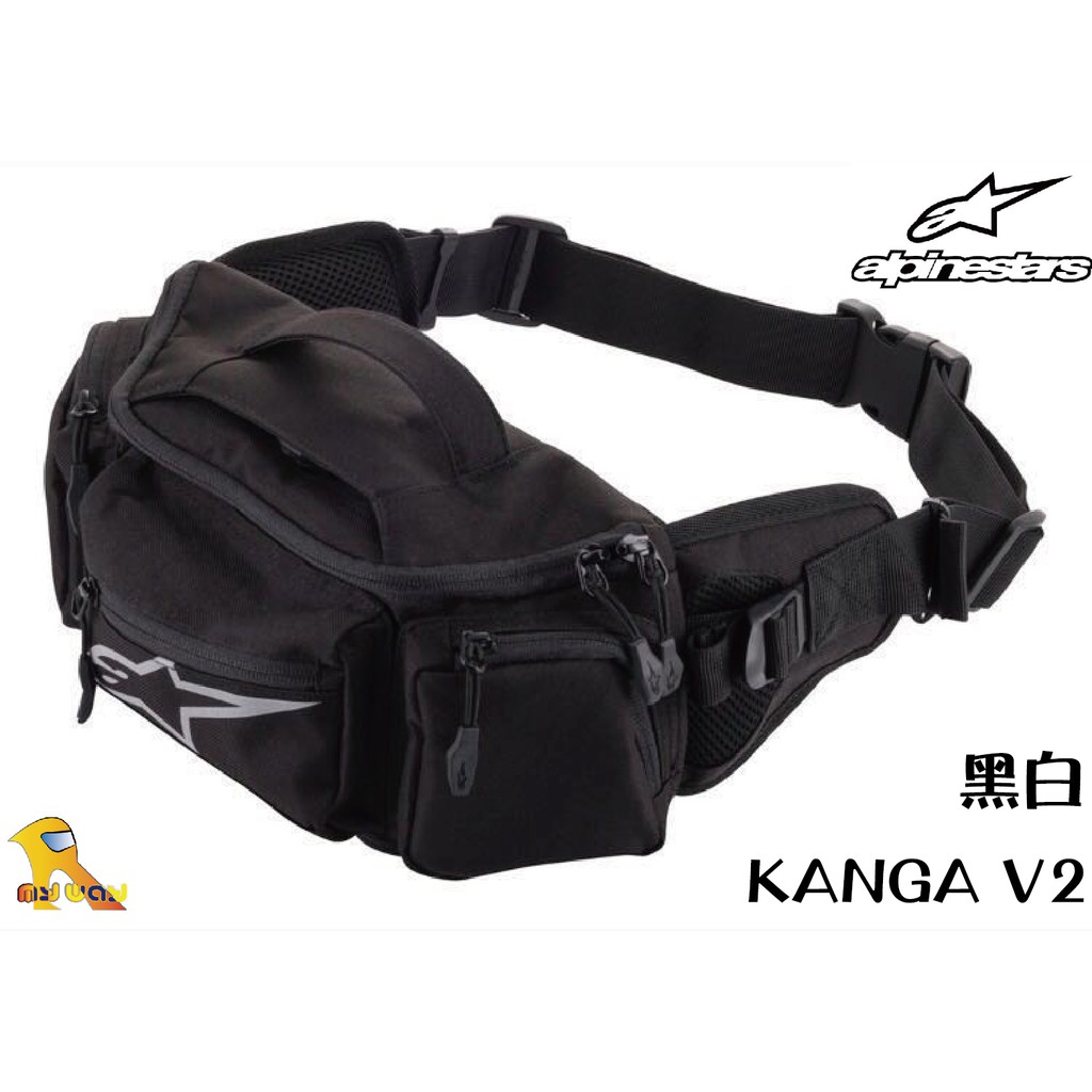 任我行騎士部品 ALPINESTARS KANGA V2 WAIST BAG BLACK 黑色 腰包 A星