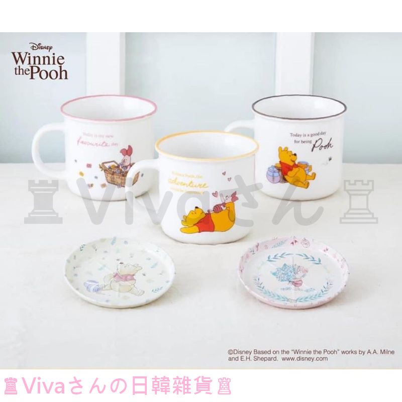 ♜現貨♖ DAISO 韓國 大創 迪士尼 小熊維尼 維尼 小豬 茶杯 咖啡杯 陶瓷杯 馬克杯 漱口杯 杯子 水杯