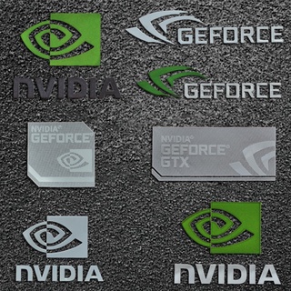【超精緻金屬貼紙】NVIDIA英偉達金屬貼紙 GeForce 標志 手機貼 筆記本電腦金屬貼