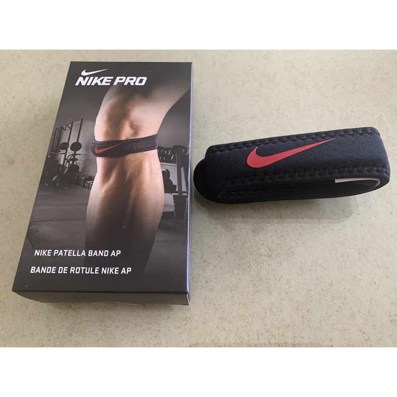 (全新現貨) NIKE PRO PATELLA BAND 調節式護膝帶 / 髕骨帶_慢跑 路跑 登山 打球