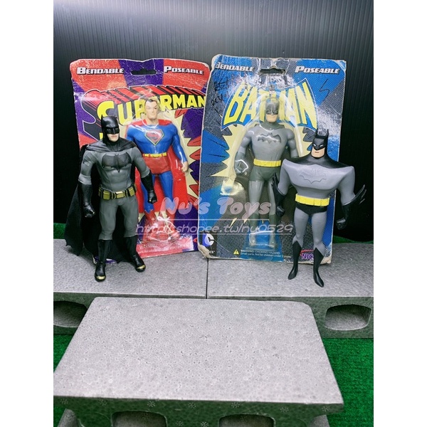 🌟老玩具🌟早期DC超人蝙蝠俠公仔收藏⚡️#DC英雄聯盟#超人#蝙蝠俠#橡膠公仔#老收藏